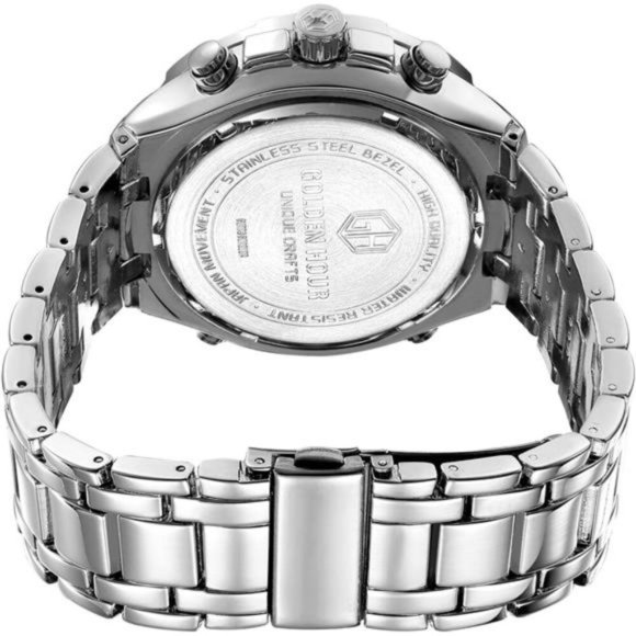 Luxury Stainless Steel Analog Digital Watches for Men Male Outdoor Sport - Picture 6 of 7